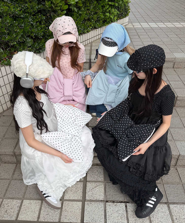 3WAYリボンパファーバッグ【新色登場！】