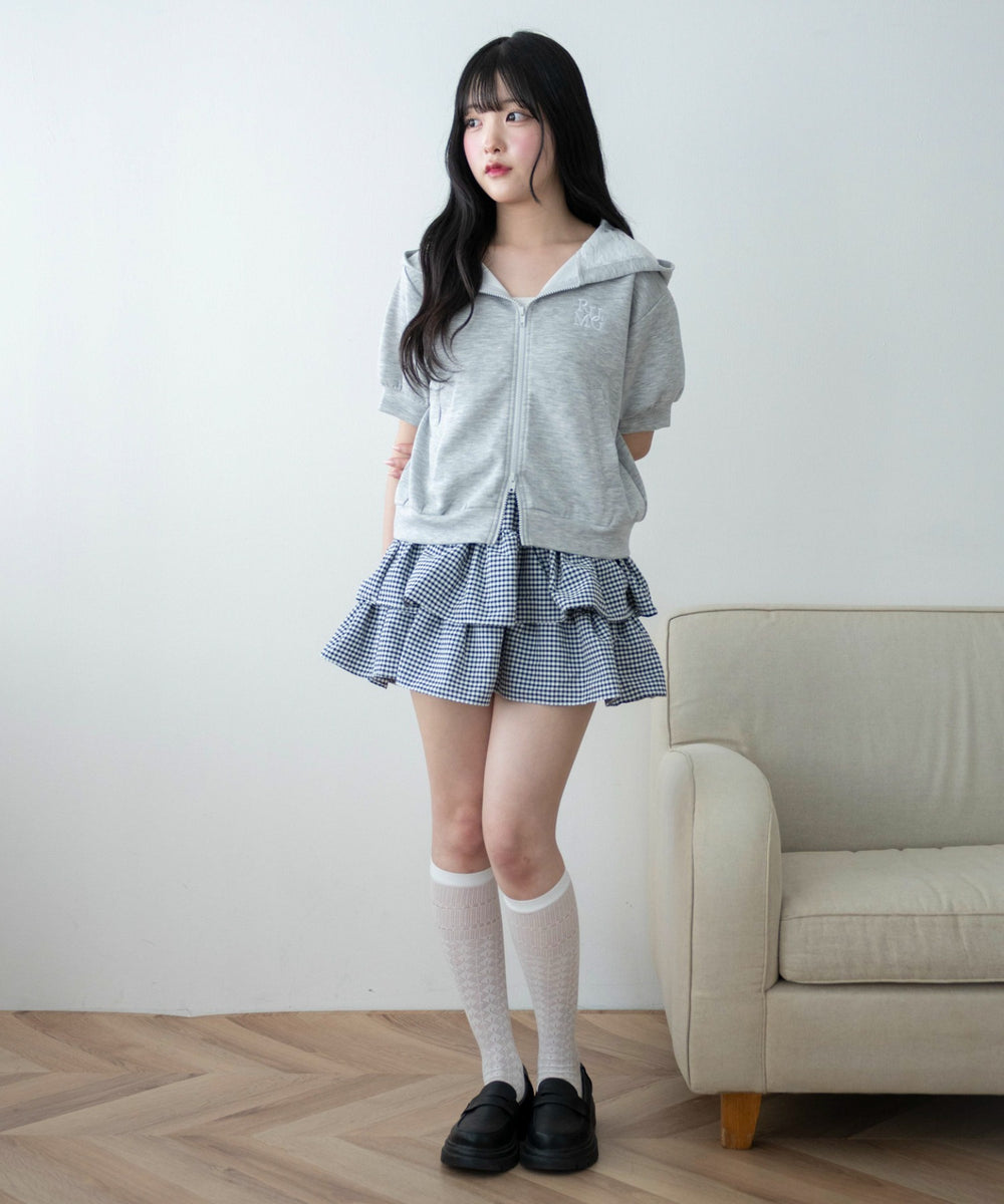 杢グレー モデル：155cm F着用