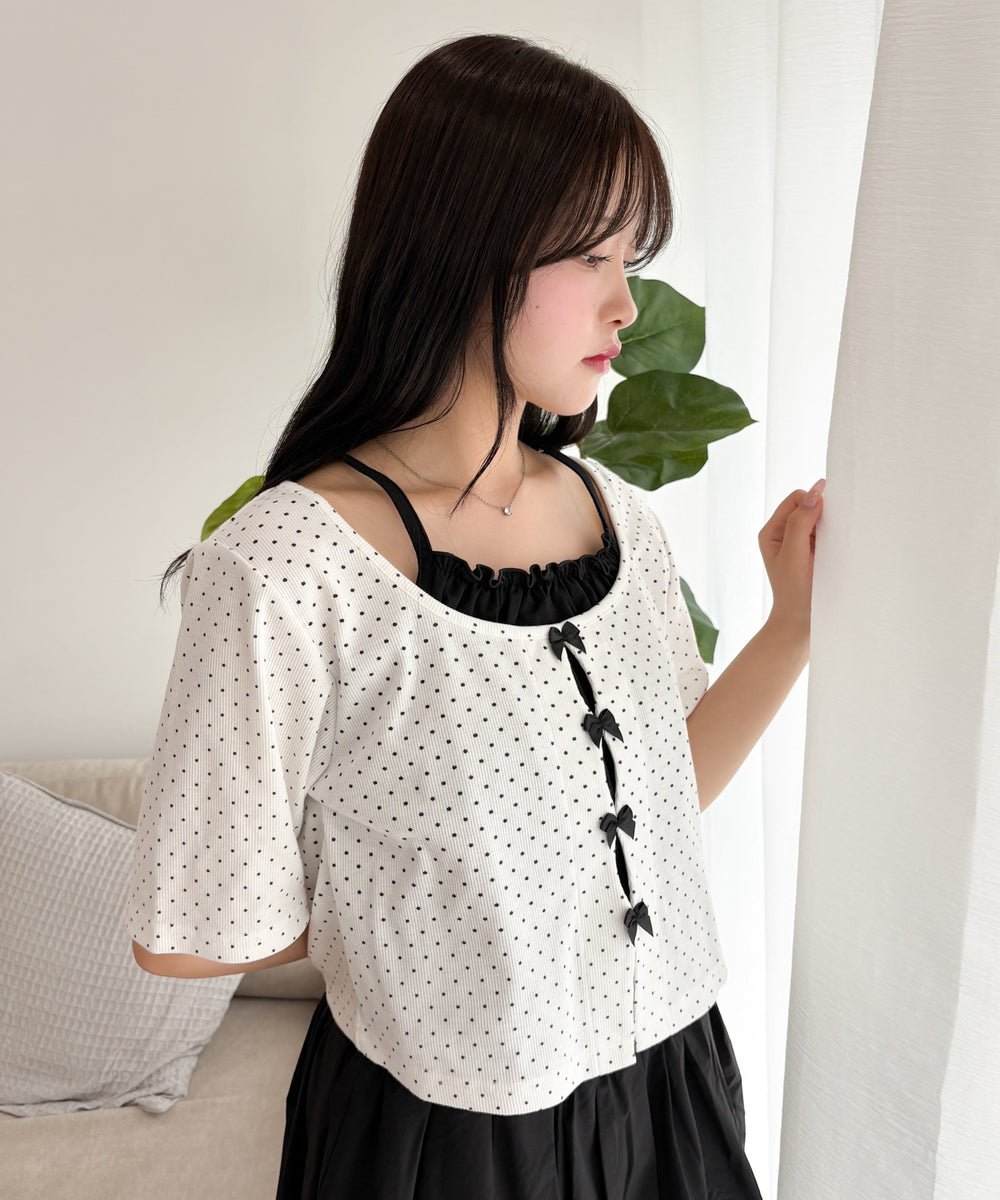 ホワイト モデル：155cm F着用