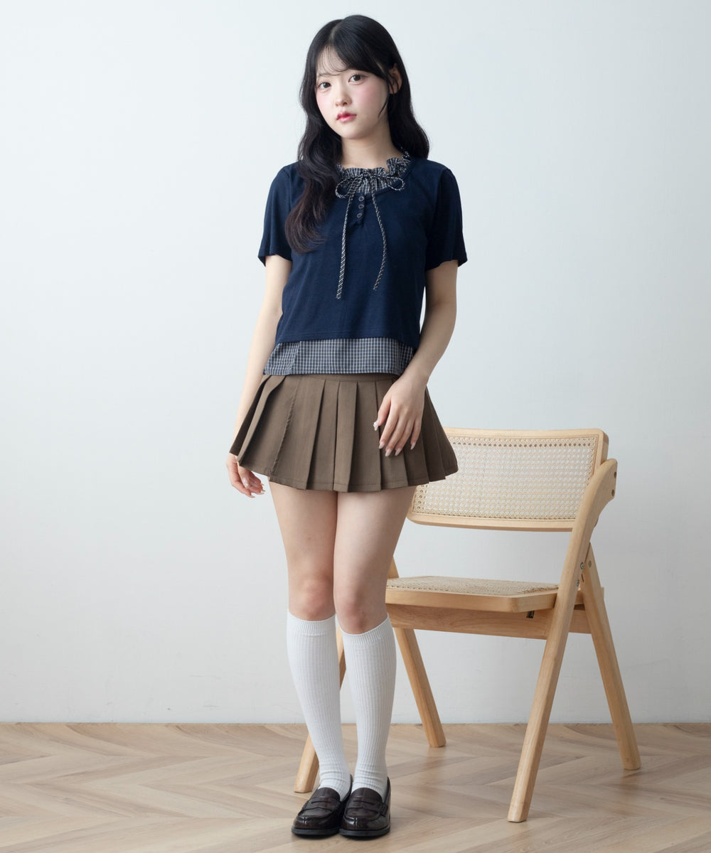 ネイビー モデル：155cm F着用
