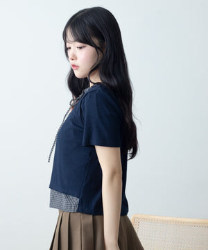 ネイビー モデル：155cm F着用
