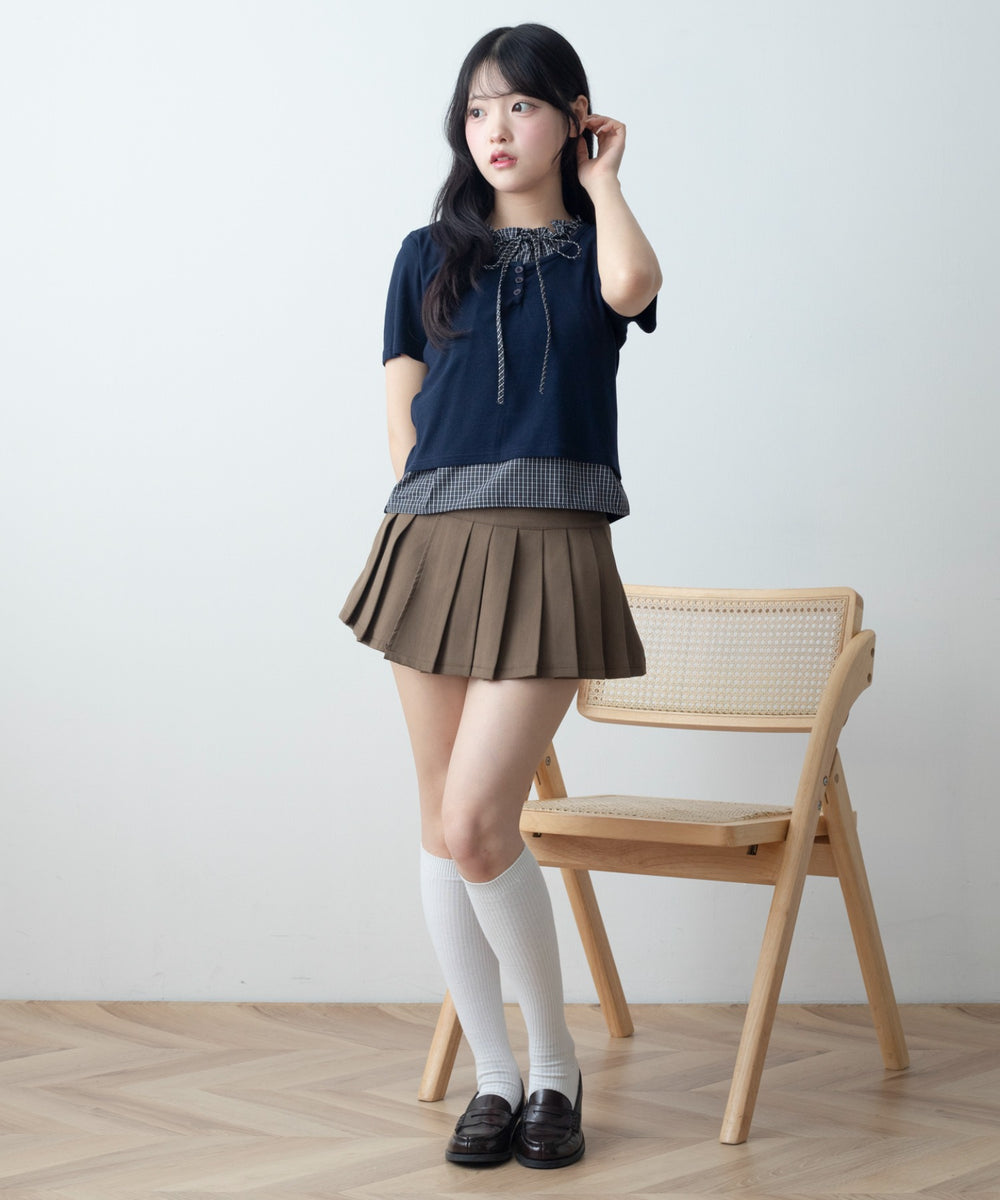 ネイビー モデル：155cm F着用