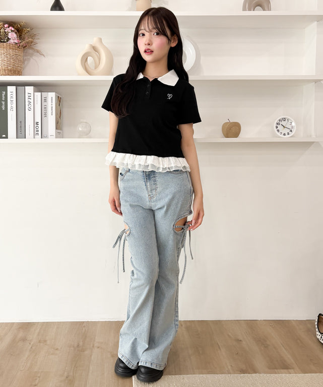 ブラック モデル：155cm F着用