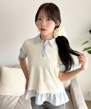 ホワイトアイボリー モデル：155cm F着用