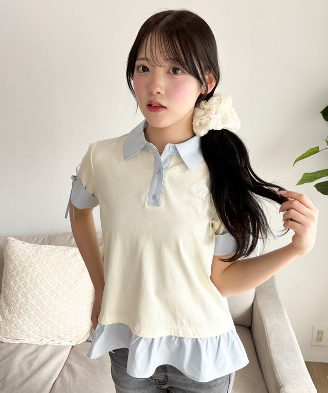 ホワイトアイボリー モデル：155cm F着用