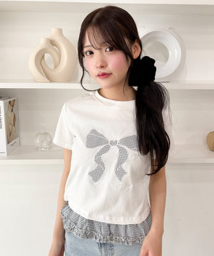 ホワイト モデル：155cm F着用