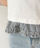 フリルヘムパッチワークTシャツ
