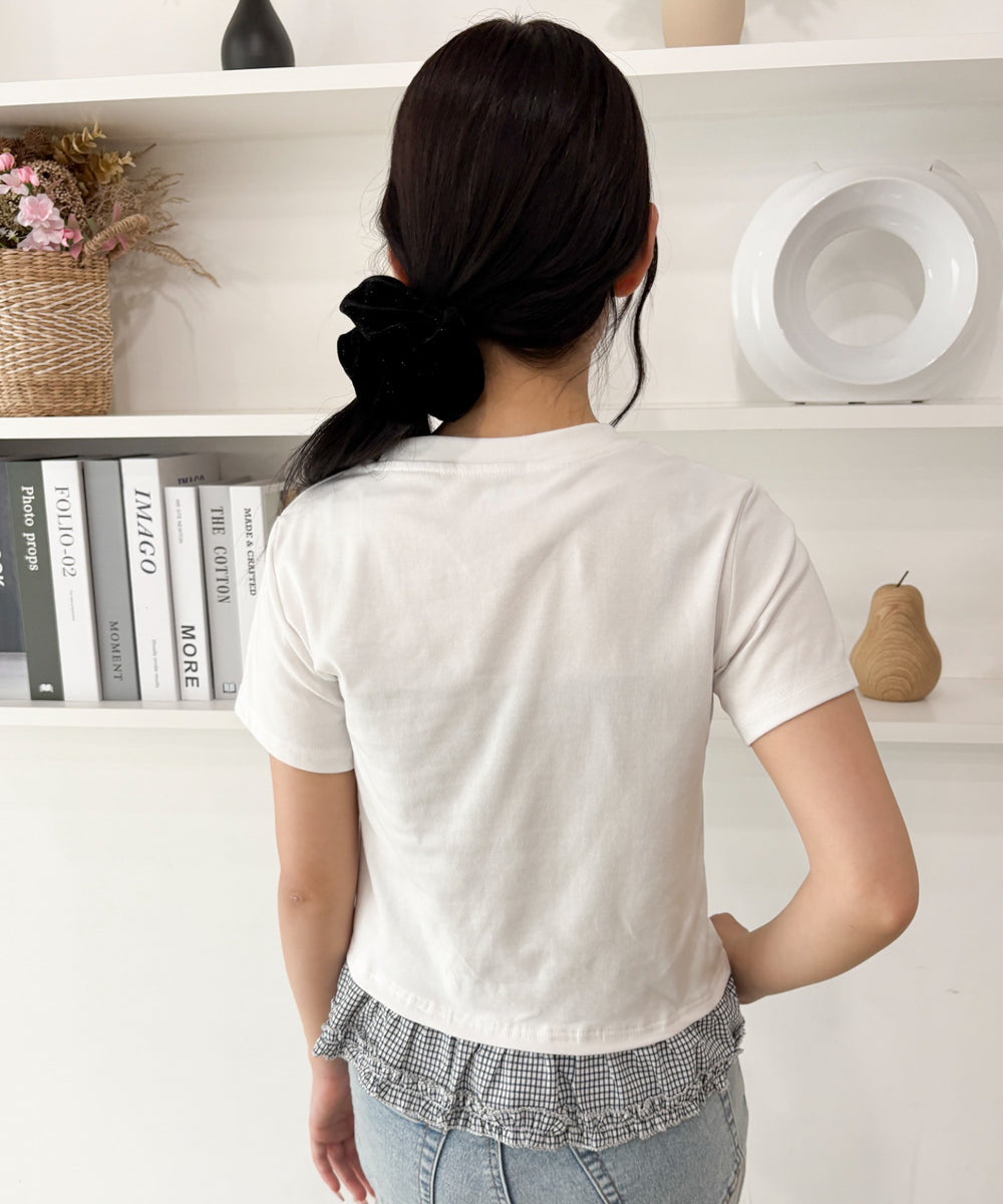 ホワイト モデル：155cm F着用