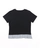 フリルヘムパッチワークTシャツ