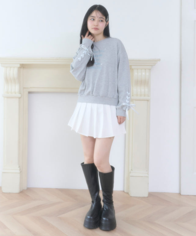杢グレー モデル：160cm F着用