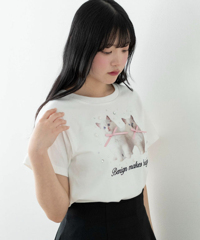 ホワイト モデル：155cm F着用