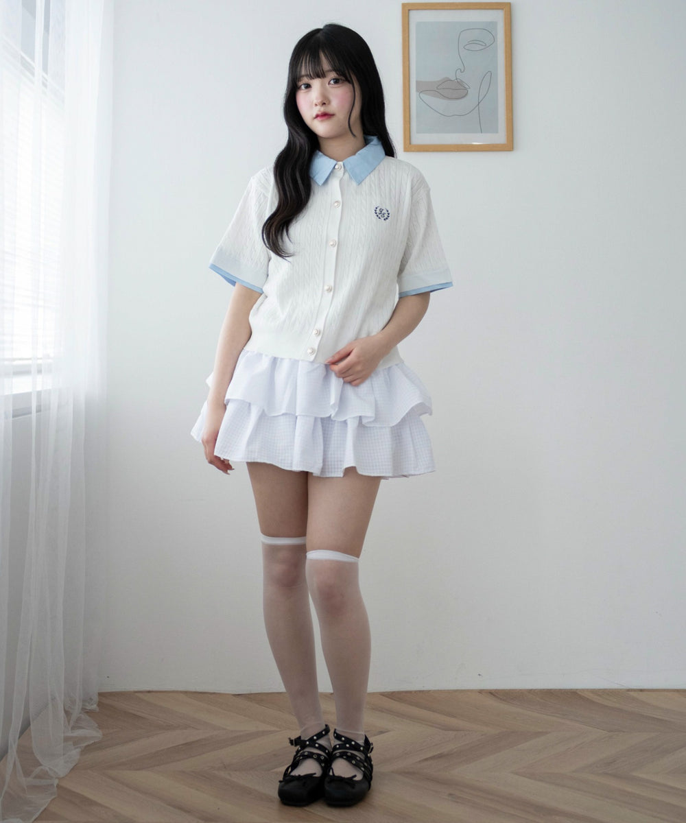ホワイトアイボリー モデル：155cm F着用