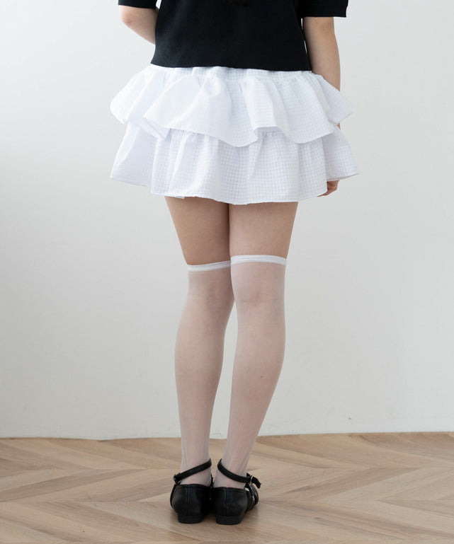 ホワイト モデル：155cm F着用