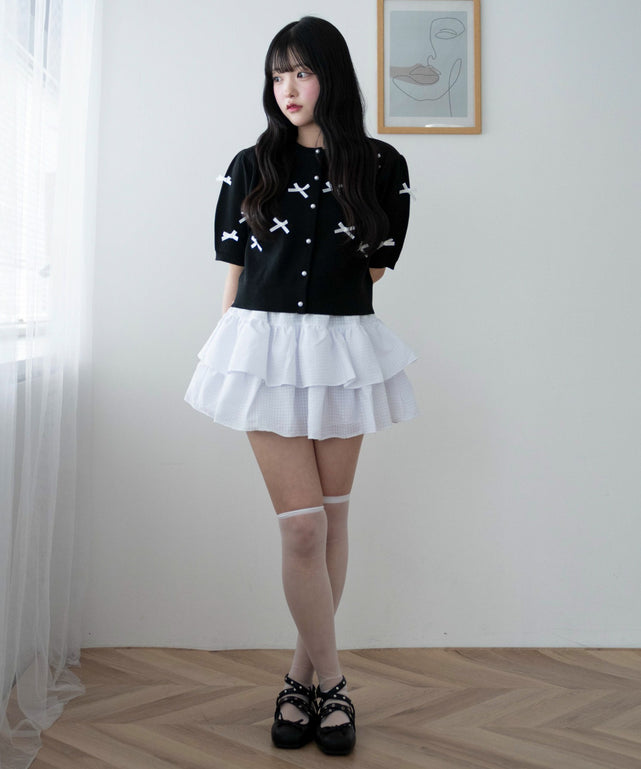 ホワイト モデル：155cm F着用