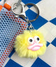 ミニくわくわモンスターぬいぐるみキーホルダー/イエロー