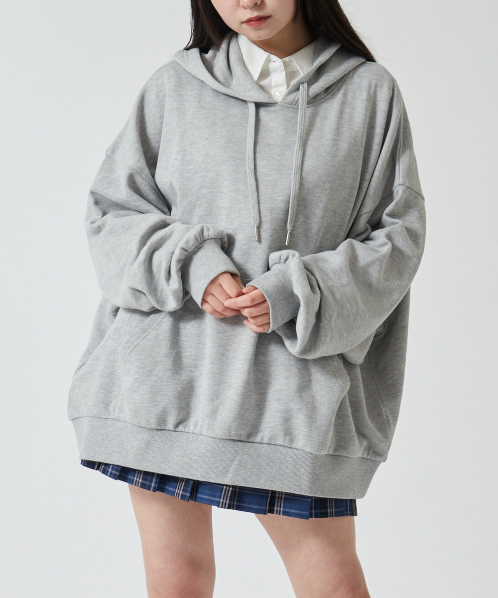 杢グレー モデル:160cm F着用