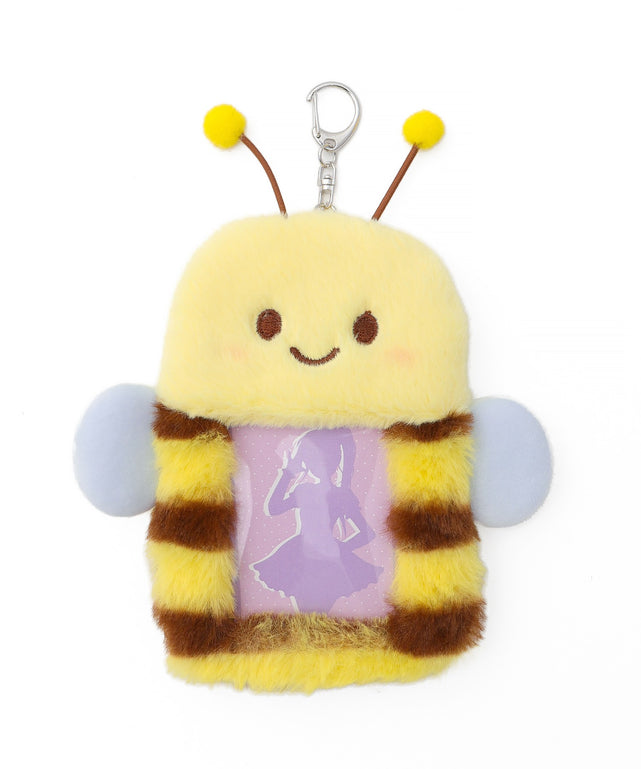 みつばちカードホルダーキーホルダー