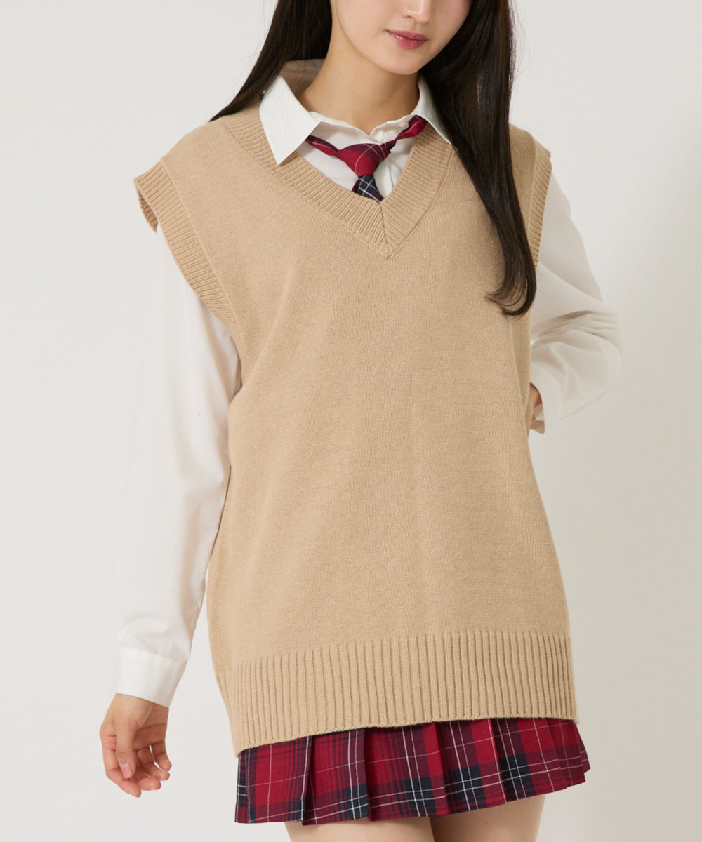 ベージュ モデル:158cm F着用