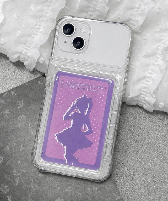 カードホルダー付きiphoneケース