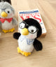 優秀メガネペンギンぬいぐるみキーホルダー/ブラック