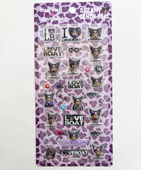 柄4：PURPLE　LEOPARD　日焼けKUROMI / F