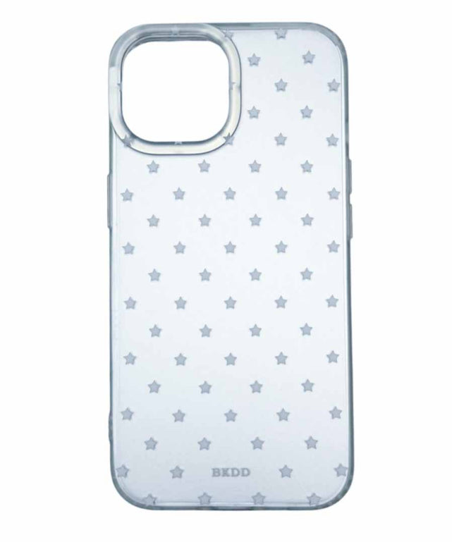カラーちびスターiphoneケース(ブルー)/柄1:iphone15