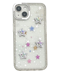 グリッタースターiphoneケース