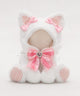 ぬいおすわりにゃんこ15cm/Lピンク