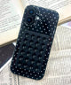 吸盤付きドットiphoneケース（ブラック）