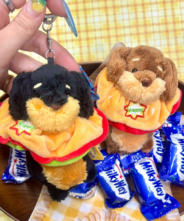 ロングサンドドッグぬいぐるみキーホルダー