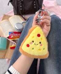 にっこりピザぬいぐるみキーホルダー
