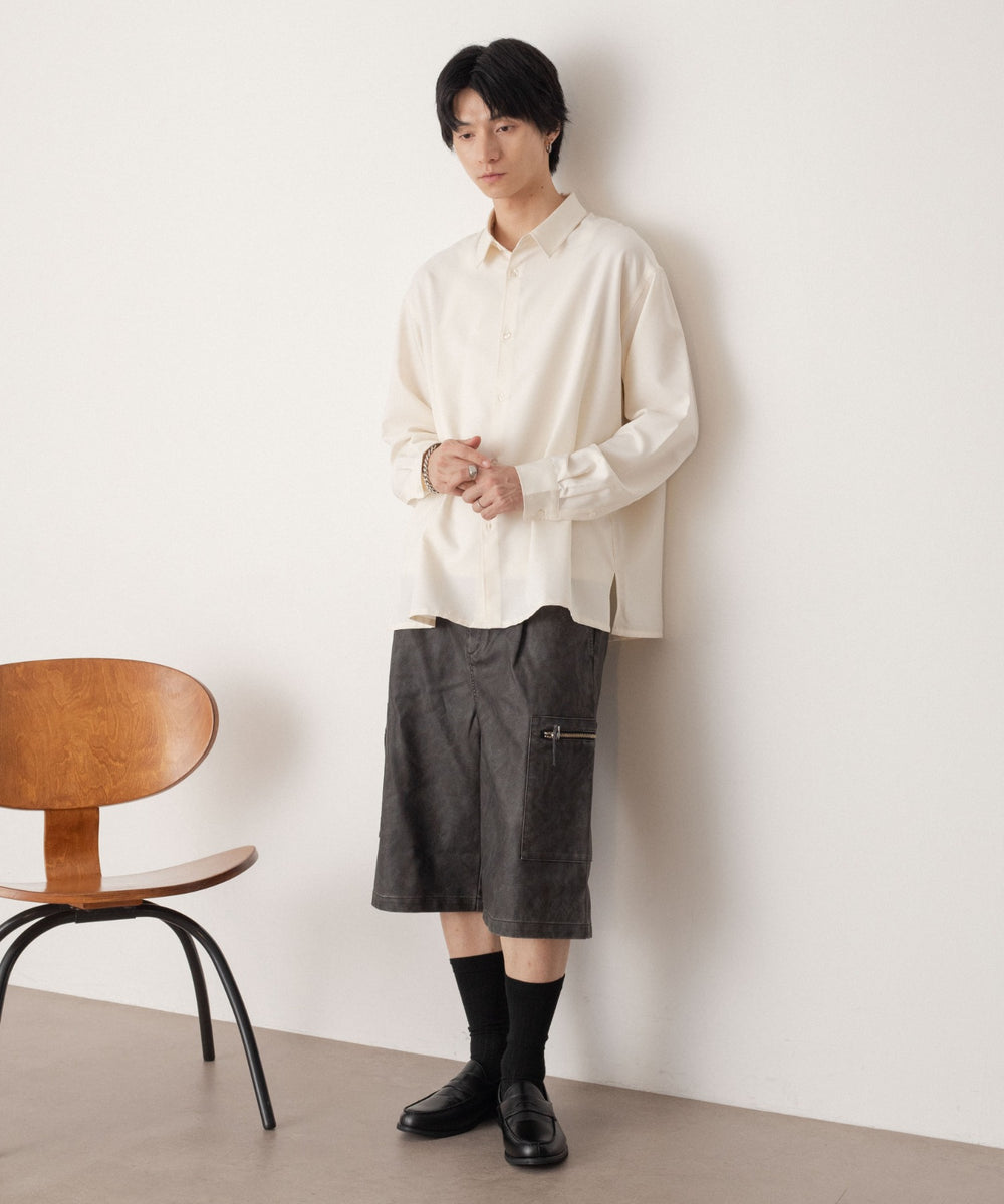 オフホワイト モデル：180cm L着用