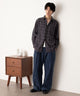 ブラックチェック1 モデル：180cm L着用