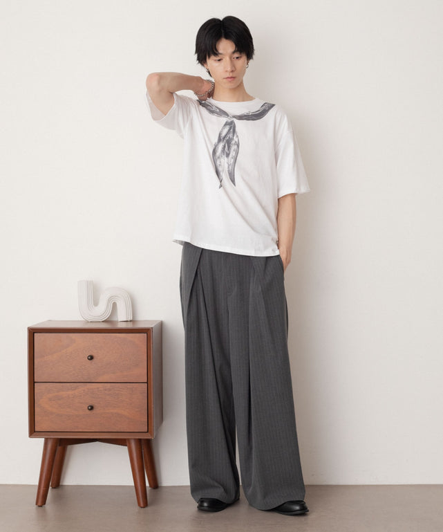 グレーストライプ モデル：180cm L着用