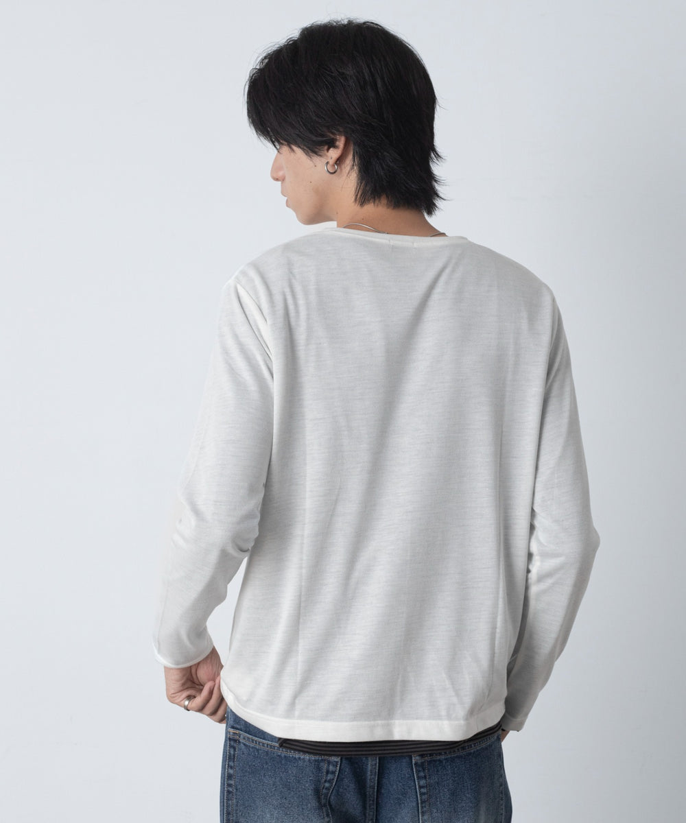 ホワイト モデル：180cm L着用