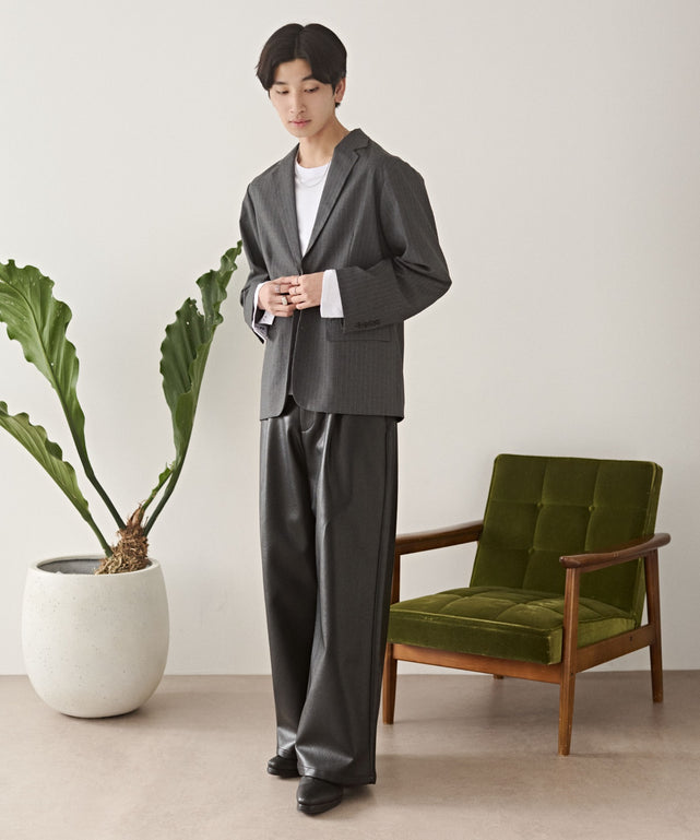 グレーストライプ モデル：180cm L着用