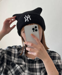 【WEGO限定デザイン】別注NEWERA　CAT　EAR　KNIT