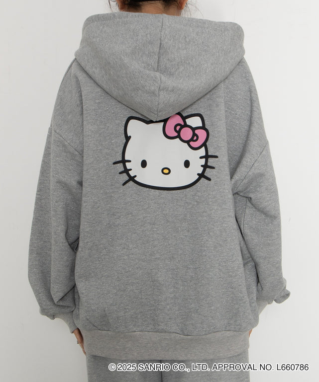 杢グレー:モデル:155cm F着用