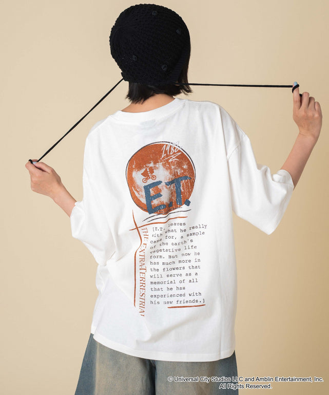 E．T．グラフィックT（S）/柄3 モデル：168cm S着用