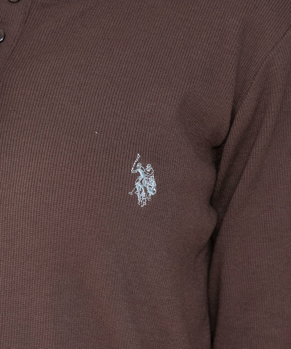 U.S.POLO ASSN.別注 ヘンリーシアーレイヤードトップス