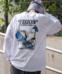 別注VISIONゴーストスケーターグラフィックT（LS）