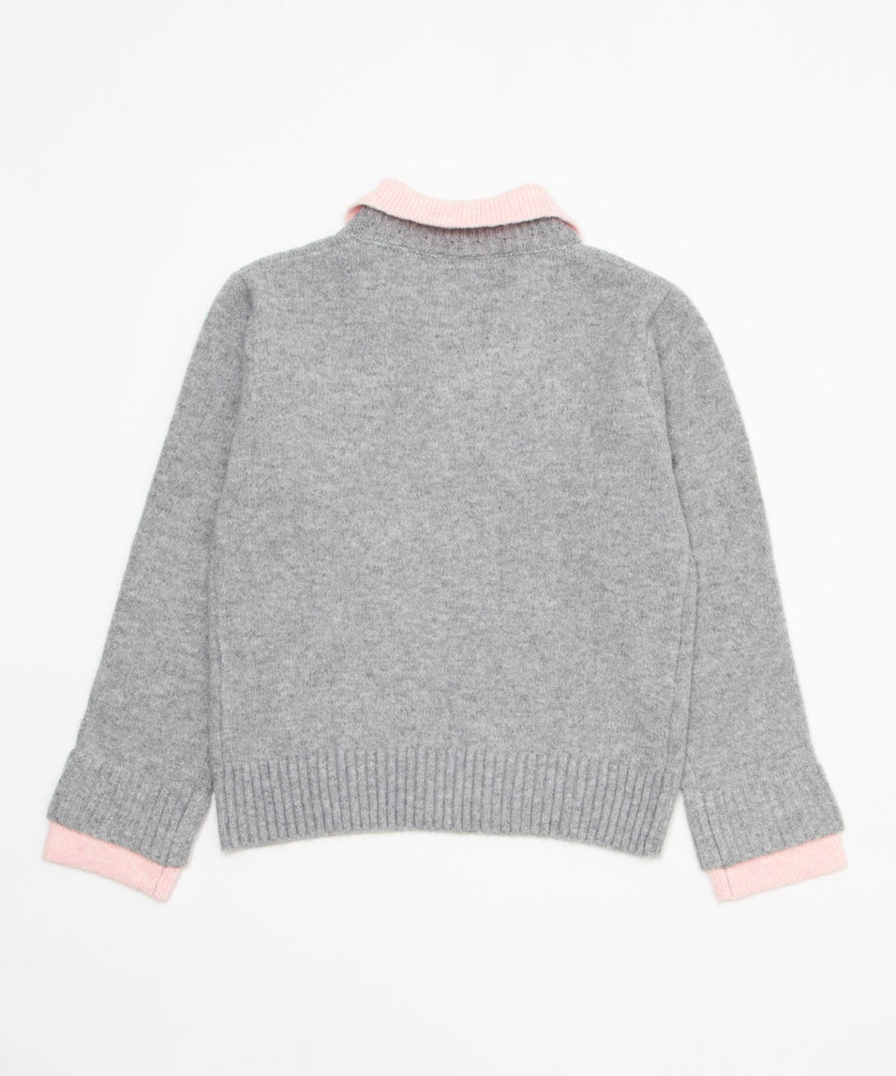 U.S.POLO ASSN.別注レイヤードニット