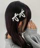 L2Pリボンモチーフパッチンピン/シルバー