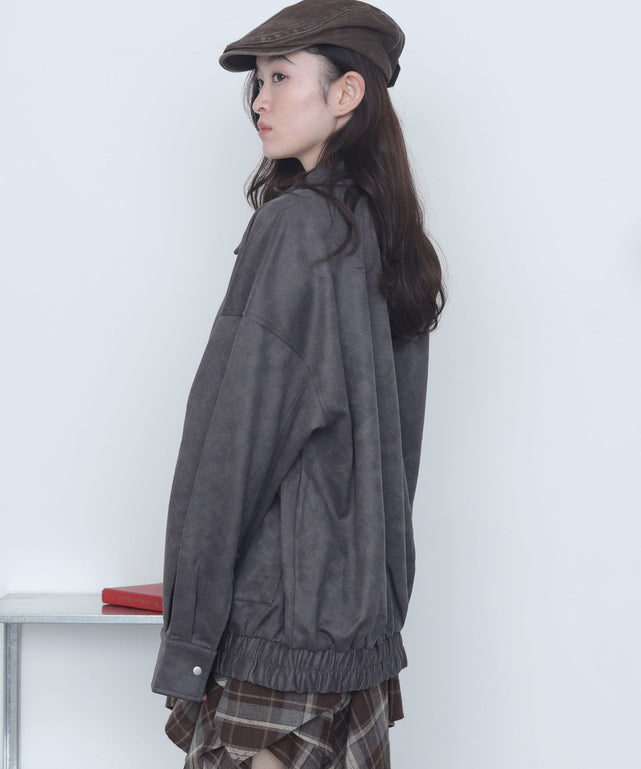 チャコール　モデル：163cm F着用