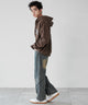 デニム淡加工 モデル：180cm L着用