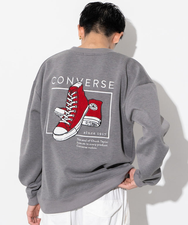 CONVERSEバックサガラプルオーバー/スミクロ モデル：180cm L着用