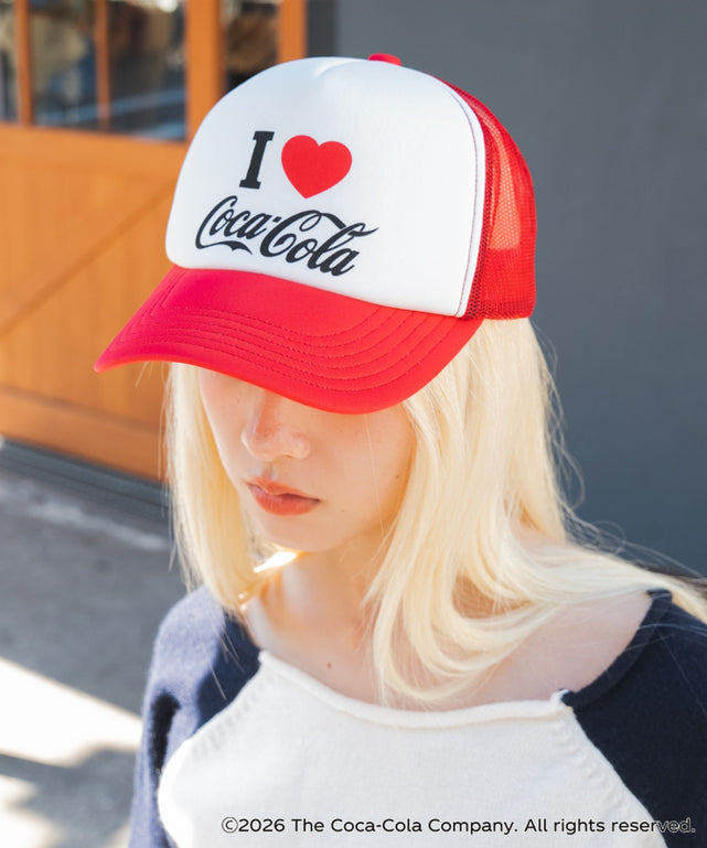Coca-Cola 80's MESH CAP/レッド