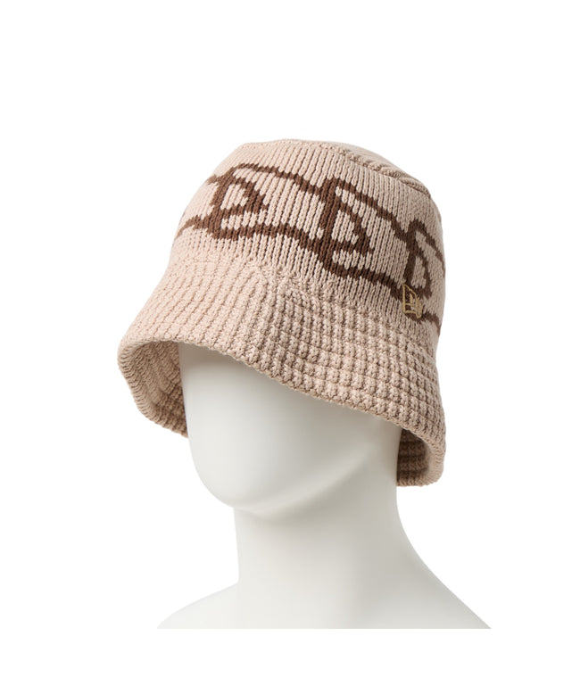 NEWERA　KNIT　BUCKET　FLAG　CHAIN/Lﾌブラウン