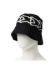NEWERA　KNIT　BUCKET　FLAG　CHAIN/ブラック