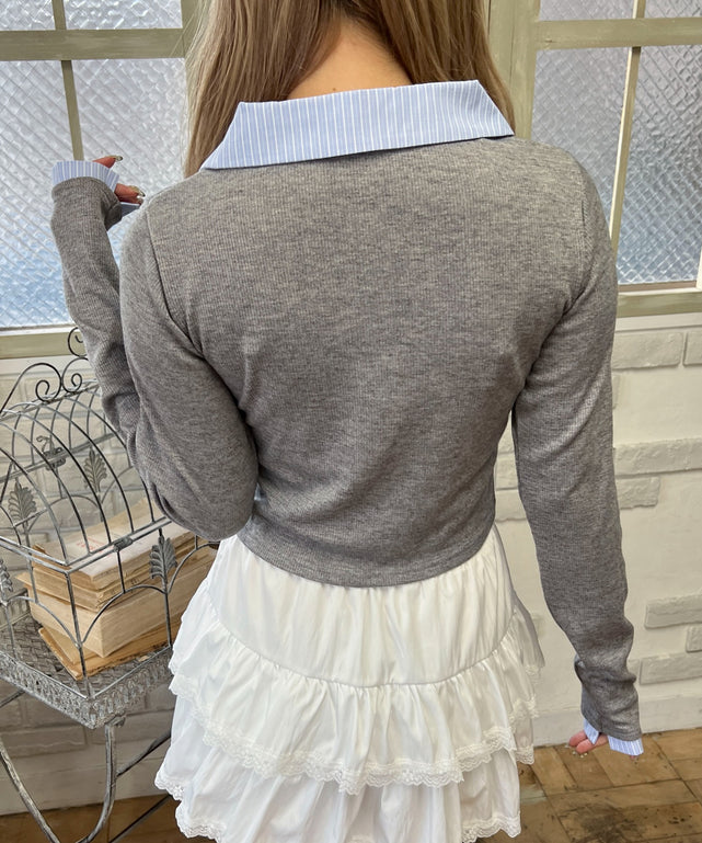グレー モデル：160㎝ F着用
